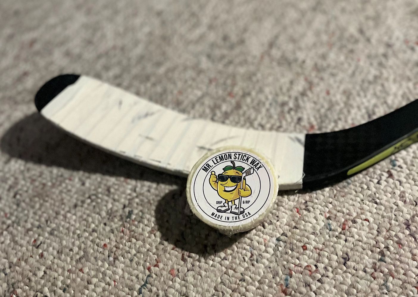 Mr. Lemon Stick Wax Ice Hockey Stick Wax, Handmade